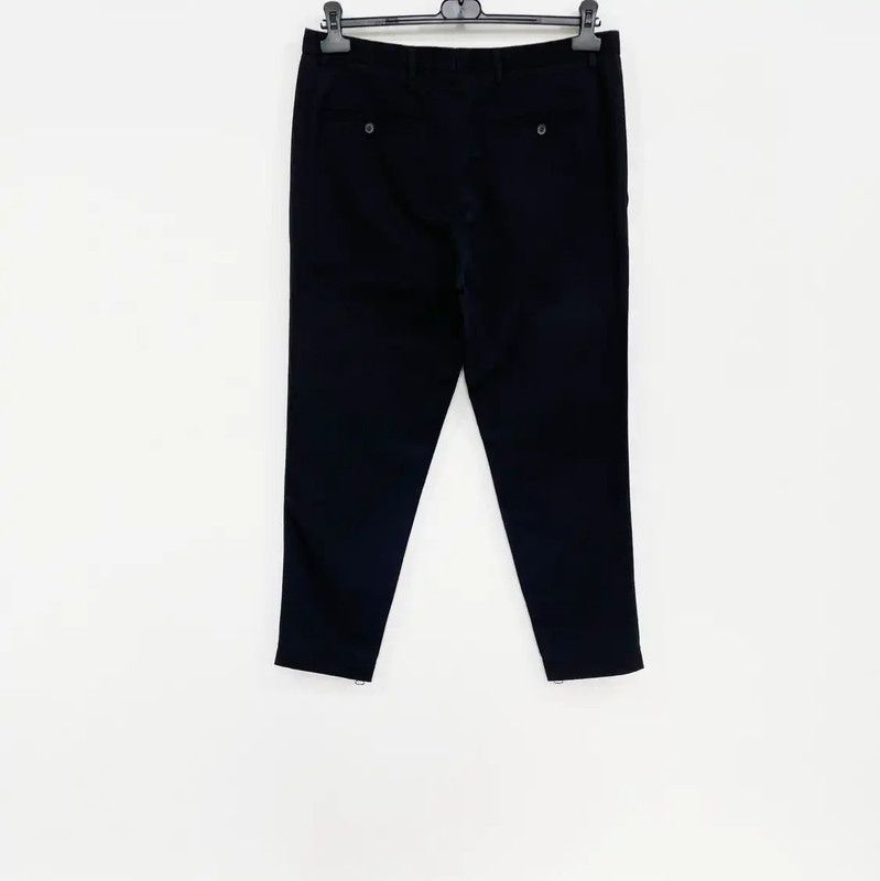 Lanvin Lanvin Black Cotton Casual Pants for Men 0089 Size US 44 / EU 60 - 2 Thumbnail
