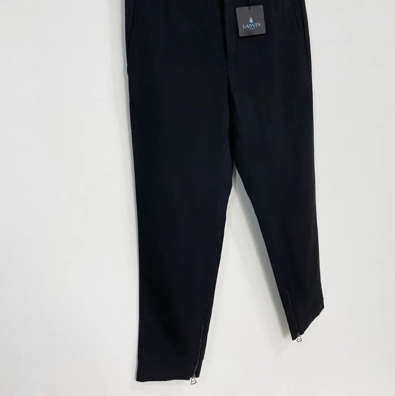 Lanvin Lanvin Black Cotton Casual Pants for Men 0089 Size US 44 / EU 60 - 3 Thumbnail