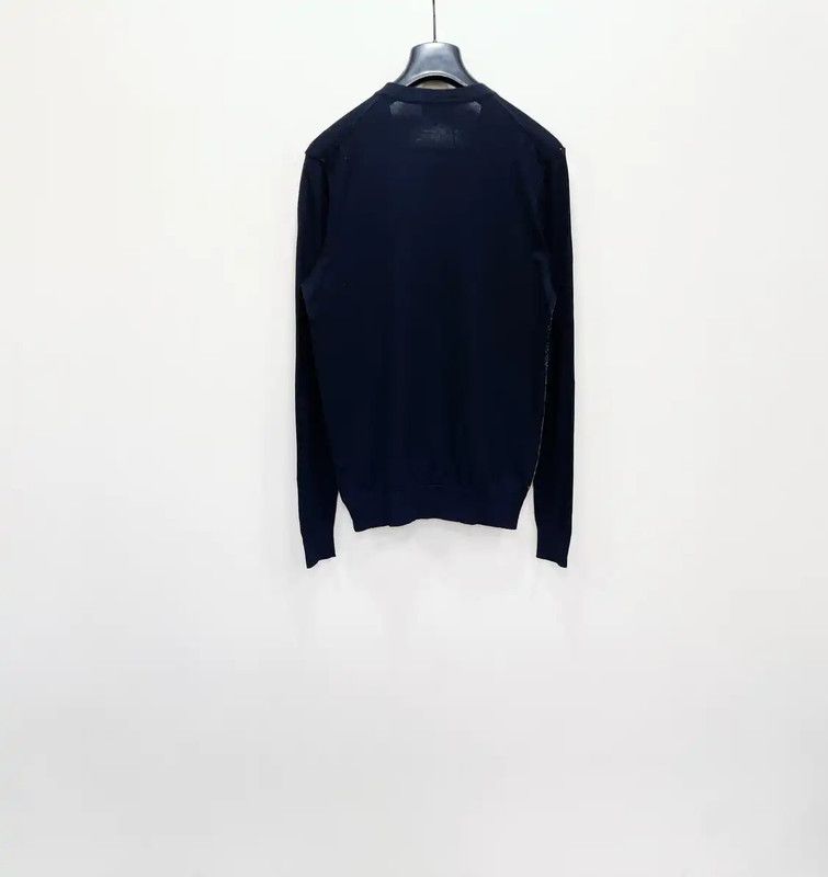 Lanvin Lanvin Black Wool Men's Long Sleeve Cardigan 0089 Size US S / EU 44-46 / 1 - 2 Thumbnail