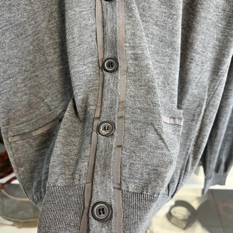 Lanvin Lanvin Men's Gray Wool Long Sleeve Top 0089 Size US M / EU 48-50 / 2 - 3 Thumbnail