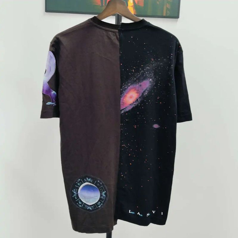 Lanvin Lanvin Black Graphic Short Sleeve T-Shirt 0089 Size US S / EU 44-46 / 1 - 2 Thumbnail