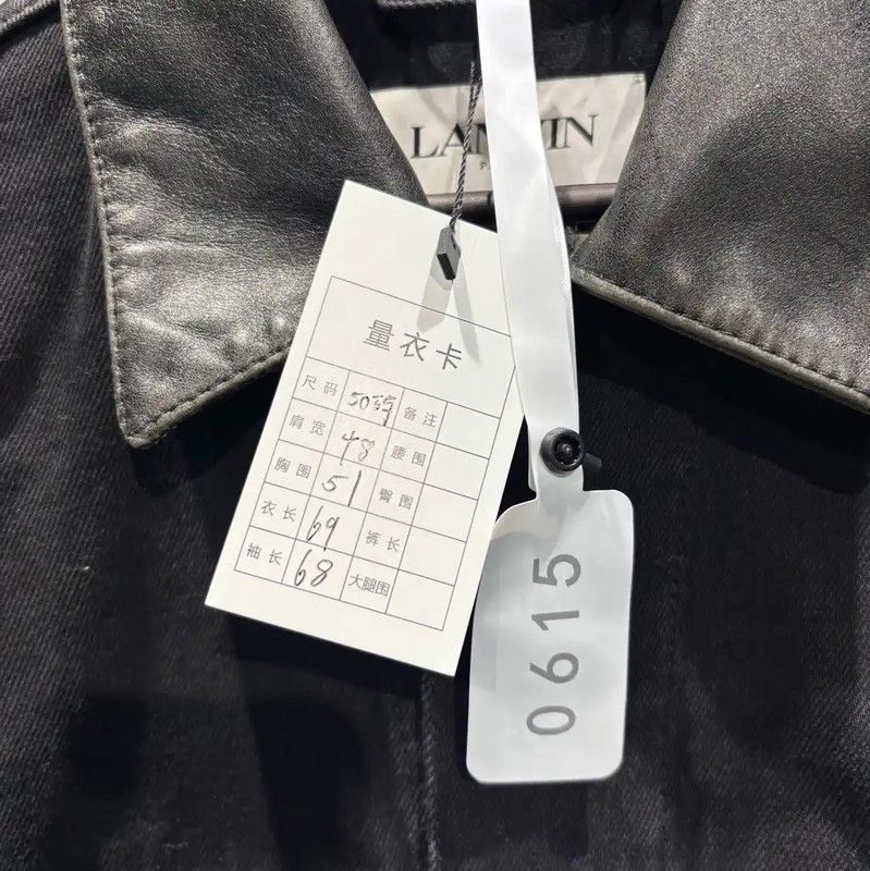 Lanvin Lanvin Black Denim Jacket for Men 0089 Size US XL / EU 56 / 4 - 5 Thumbnail