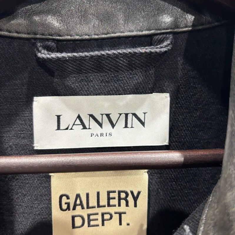 Lanvin Lanvin Black Denim Jacket for Men 0089 Size US XL / EU 56 / 4 - 3 Thumbnail