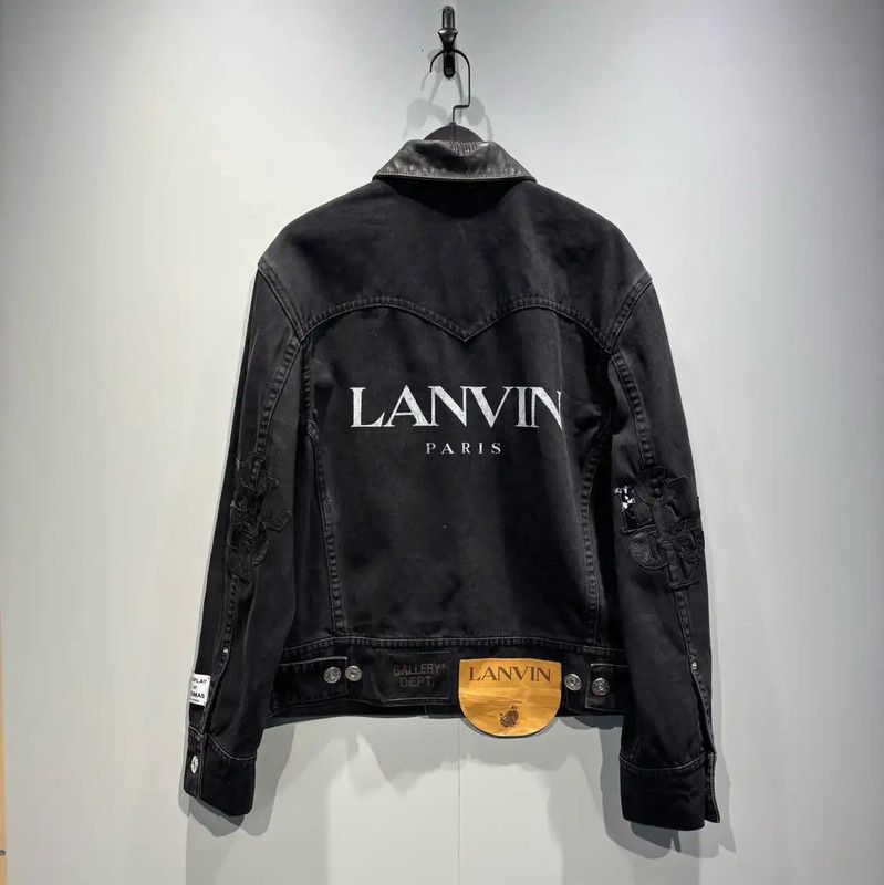 Lanvin Lanvin Black Denim Jacket for Men 0089 Size US XL / EU 56 / 4 - 2 Thumbnail