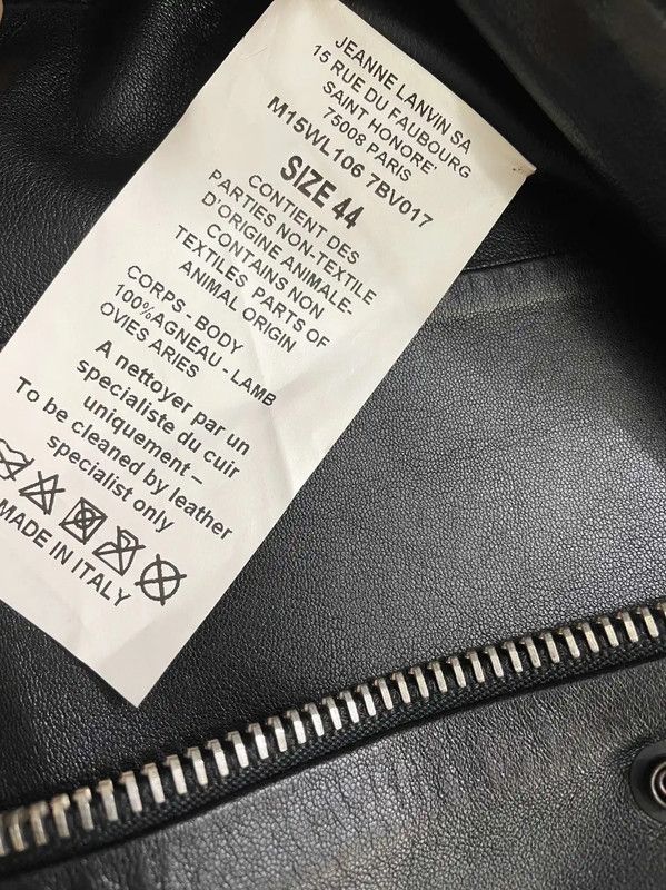 Lanvin Lanvin Black Leather Sleeveless Men's Outerwear 0089 Size US XS / EU 42 / 0 - 5 Thumbnail