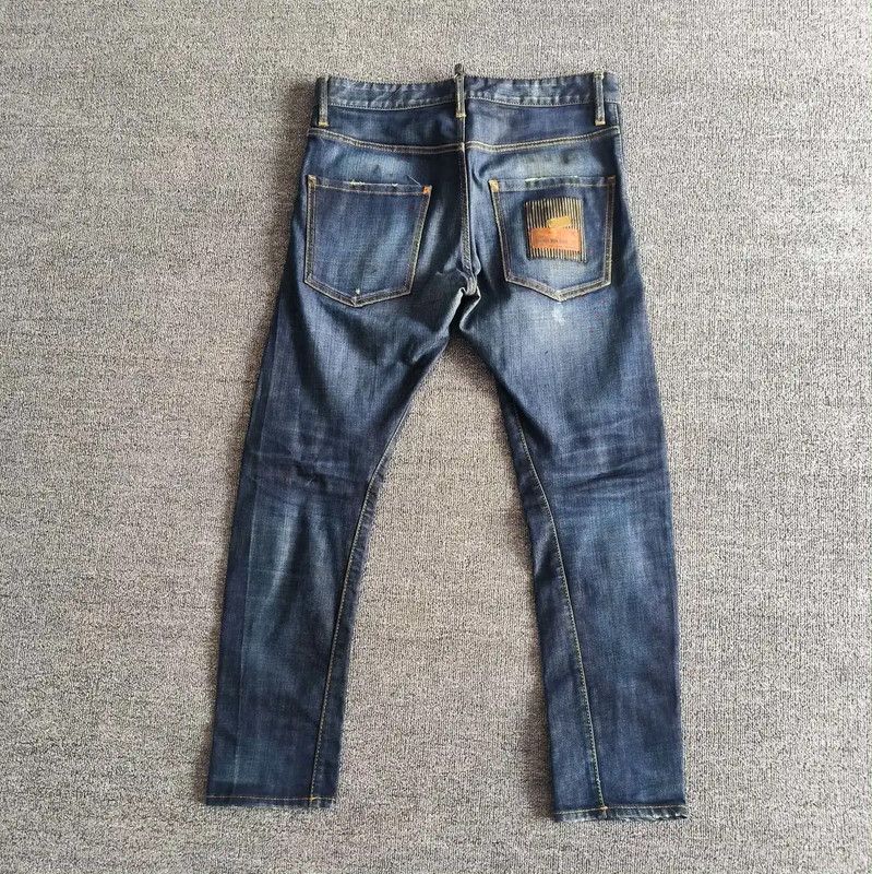 Dsquared2 DSQUARED2 Men's Casual Blue Denim Pants 0089 Size US 32 / EU 48 - 2 Thumbnail