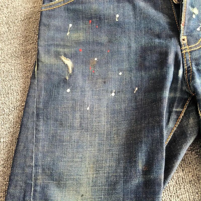 Dsquared2 DSQUARED2 Men's Casual Blue Denim Pants 0089 Size US 32 / EU 48 - 6 Thumbnail