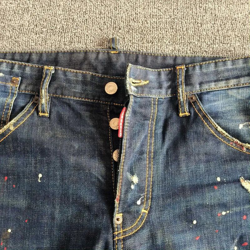 Dsquared2 DSQUARED2 Men's Casual Blue Denim Pants 0089 Size US 32 / EU 48 - 4 Thumbnail