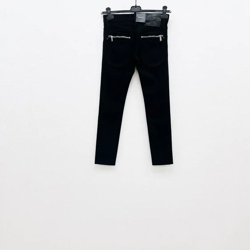 Dsquared2 DSQUARED2 Men's Black Denim Casual Pants 0089 Size US 26 / EU 42 - 2 Thumbnail