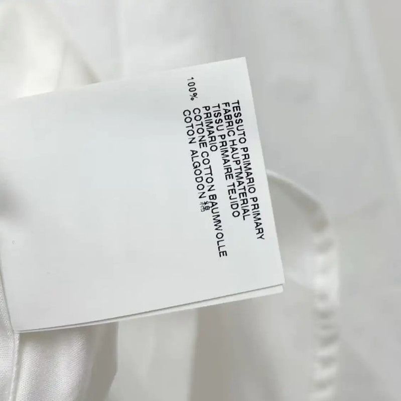 Dsquared2 DSQUARED2 White Cotton Men's Shirt 0089 Size US L / EU 52-54 / 3 - 5 Thumbnail