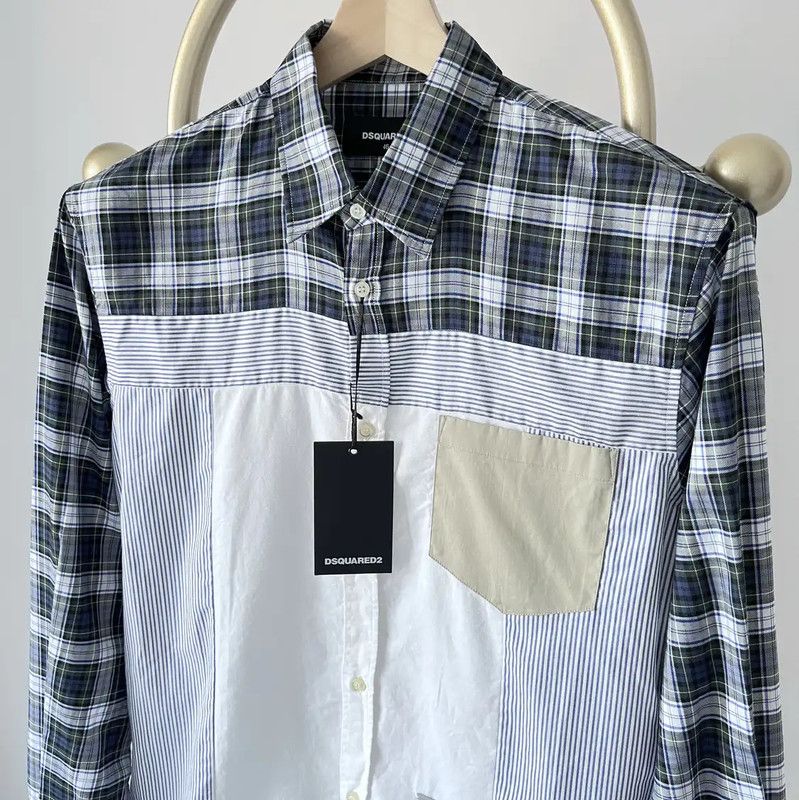 Dsquared2 DSQUARED2 Multicolor Long Sleeve Shirt for Men 0089 Size US S / EU 44-46 / 1 - 3 Thumbnail