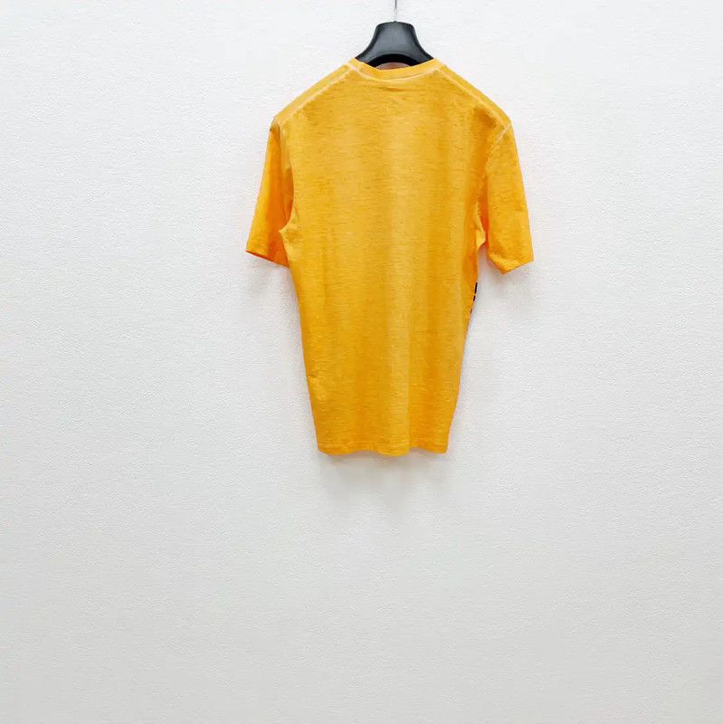 Dsquared2 DSQUARED2 Summer Yellow Cotton T-Shirt 0089 Size US S / EU 44-46 / 1 - 2 Thumbnail