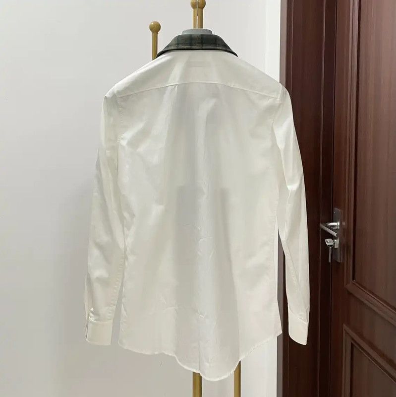 Dsquared2 DSQUARED2 Men's Wool Blend Embroidered Shirt 0089 Size US M / EU 48-50 / 2 - 4 Thumbnail