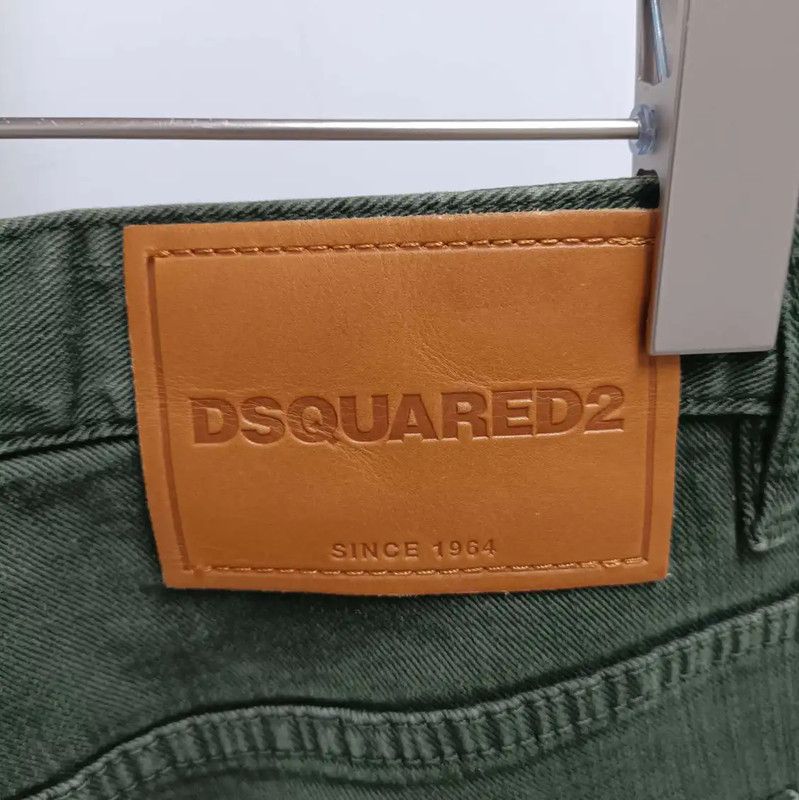 Dsquared2 DSQUARED2 Casual Pants in Dark Green 0089 Size US 26 / EU 42 - 6 Thumbnail