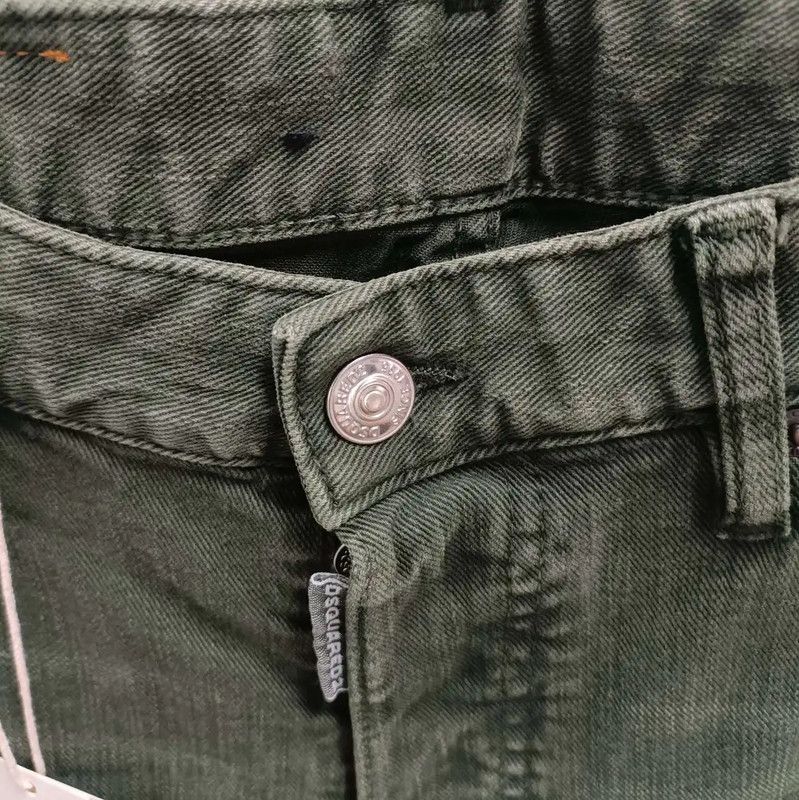 Dsquared2 DSQUARED2 Casual Pants in Dark Green 0089 Size US 26 / EU 42 - 3 Thumbnail