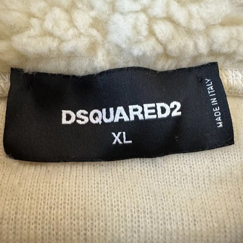 Dsquared2 DSQUARED2 Men's Beige Hooded Sweatshirt 0089 Size US XL / EU 56 / 4 - 4 Thumbnail
