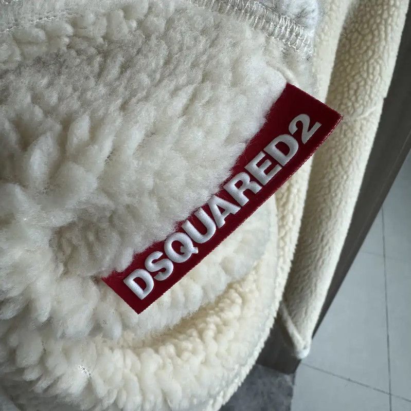Dsquared2 DSQUARED2 Men's Beige Hooded Sweatshirt 0089 Size US XL / EU 56 / 4 - 3 Thumbnail