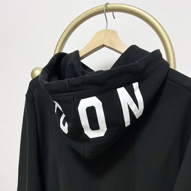 Dsquared2 DSQUARED2 Black Cotton Long Sleeve Hoodie 0089 Size US M / EU 48-50 / 2 - 6 Thumbnail