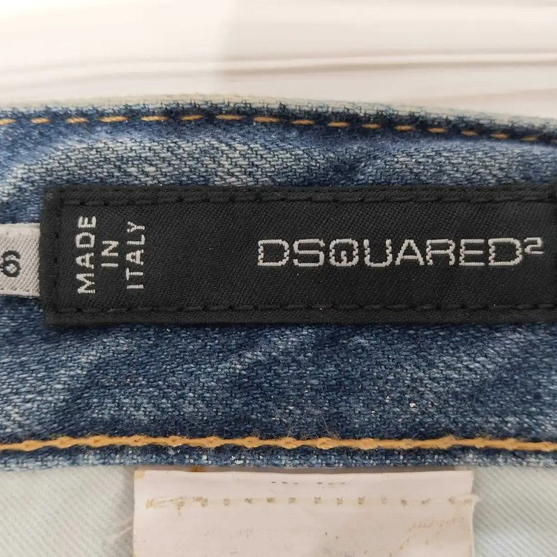 Dsquared2 DSQUARED2 Blue Cotton Casual Pants for Men 0089 Size US 32 / EU 48 - 4 Thumbnail