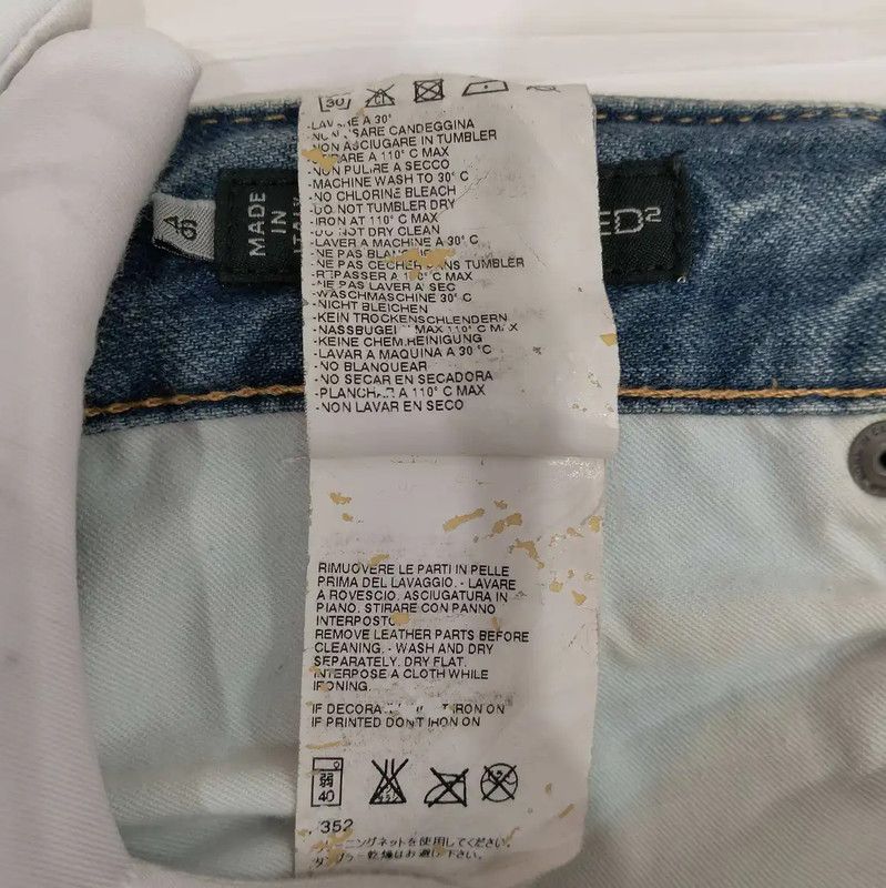Dsquared2 DSQUARED2 Blue Cotton Casual Pants for Men 0089 Size US 32 / EU 48 - 6 Thumbnail