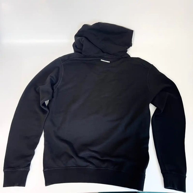 Dsquared2 DSQUARED2 Black Cotton Men's Hoodie 0089 Size US M / EU 48-50 / 2 - 4 Thumbnail