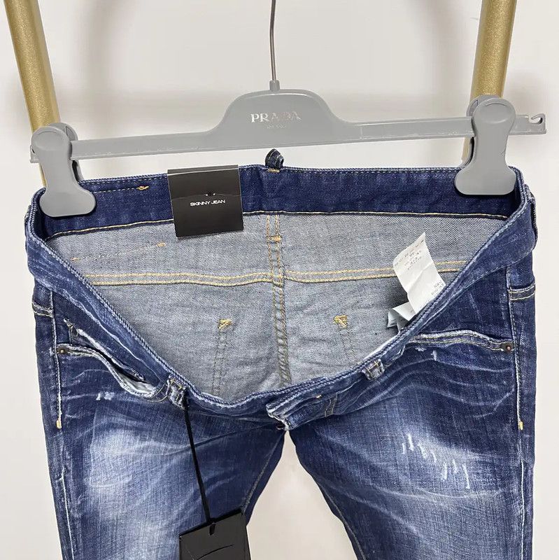Dsquared2 DSQUARED2 Men's Casual Pants in Deep Blue 0089 Size US 27 - 7 Thumbnail