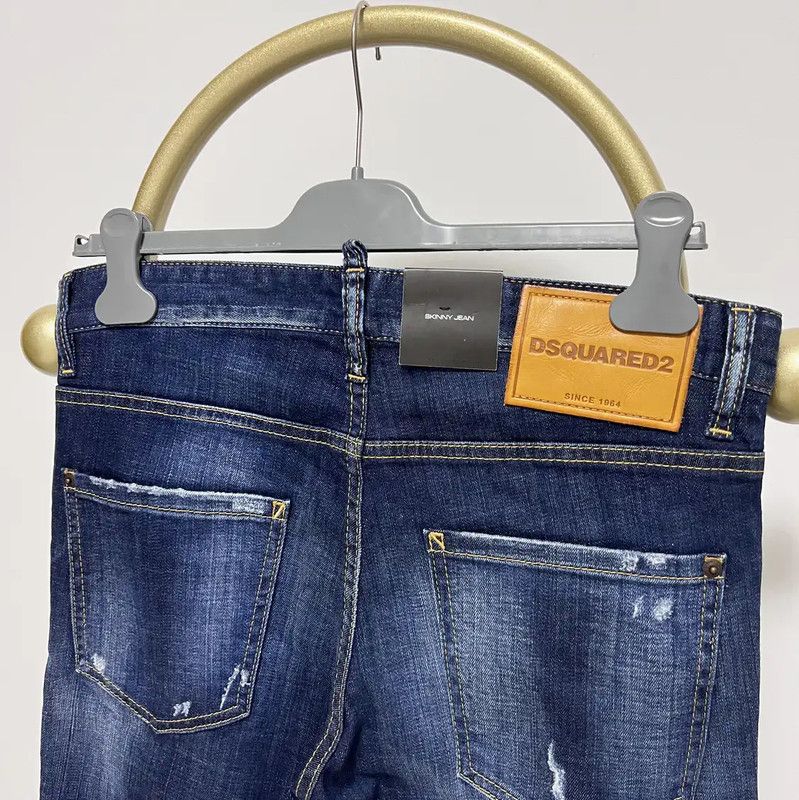 Dsquared2 DSQUARED2 Men's Casual Pants in Deep Blue 0089 Size US 27 - 5 Thumbnail