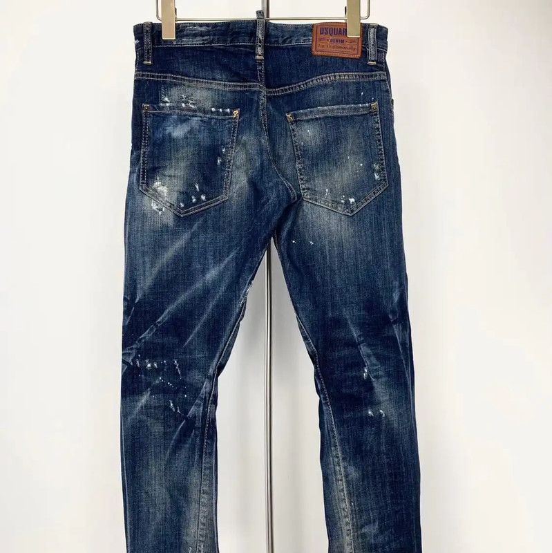 Dsquared2 DSQUARED2 Men's Blue Casual Denim Pants 0089 Size US 34 / EU 50 - 2 Thumbnail