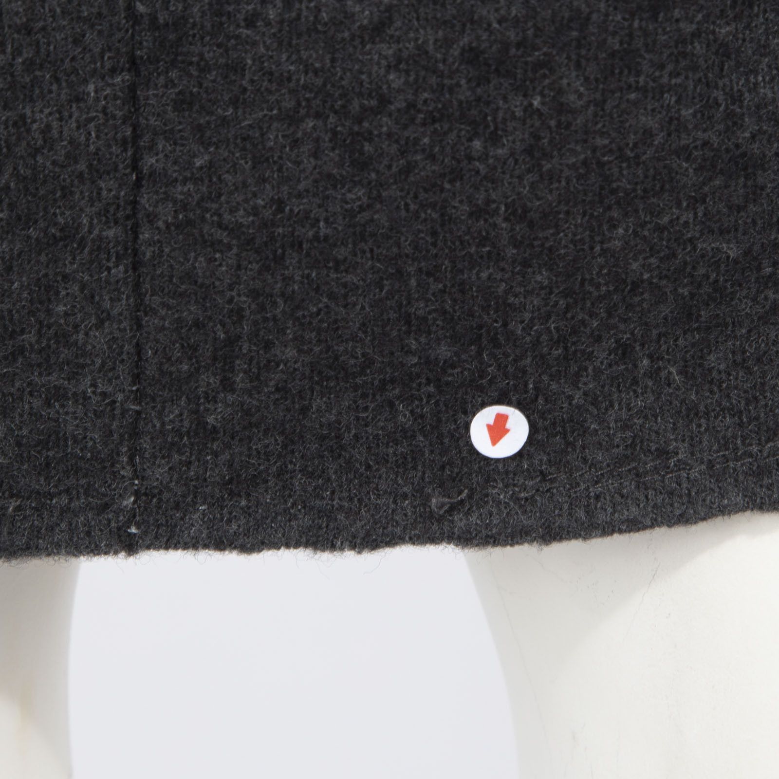Lanvin Grey Long Sleeve Knee Length Wool Dress Size XS / US 0-2 / IT 36-38 - 4 Thumbnail