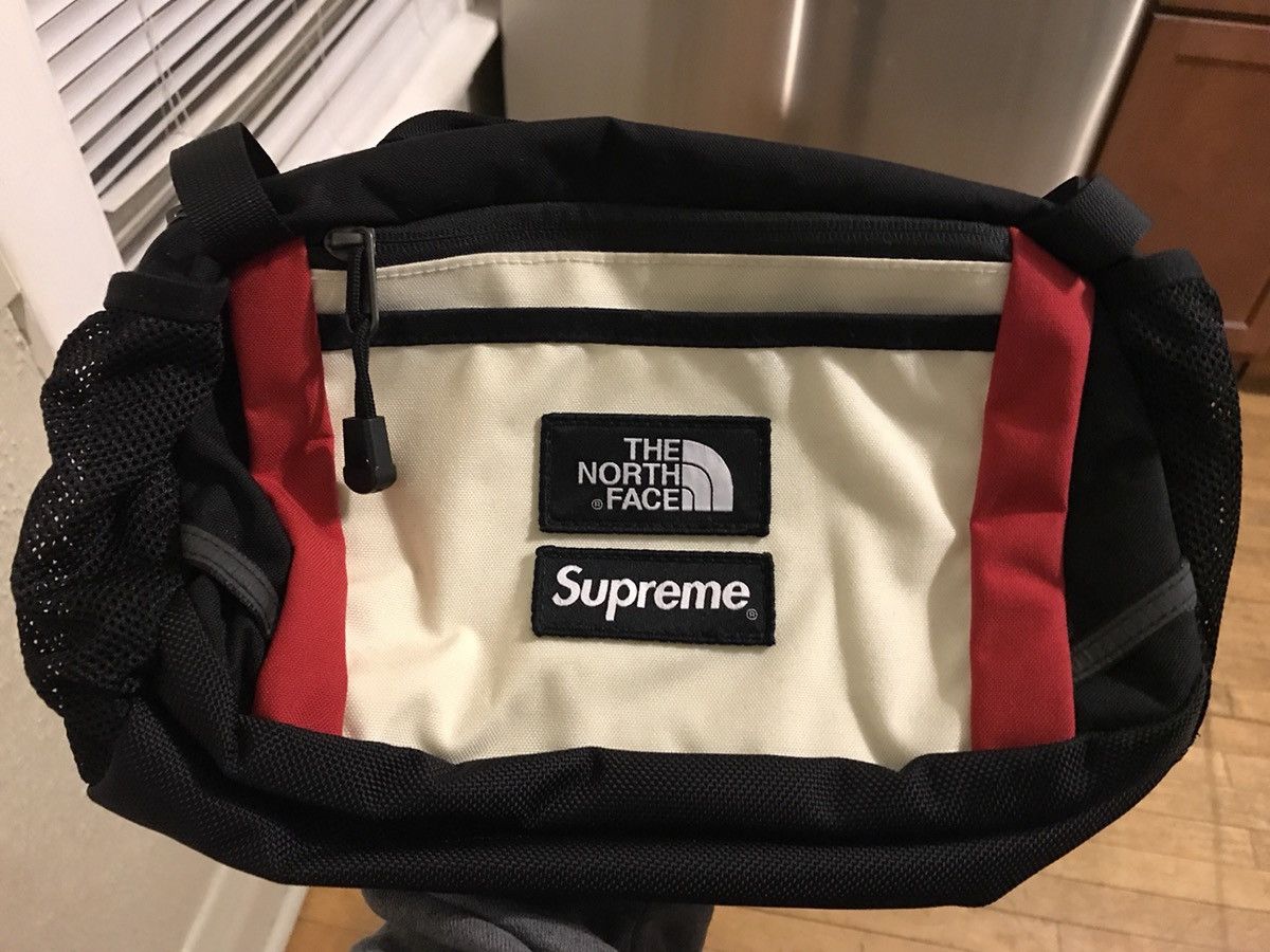 Supreme the north face expedition waist store bag white