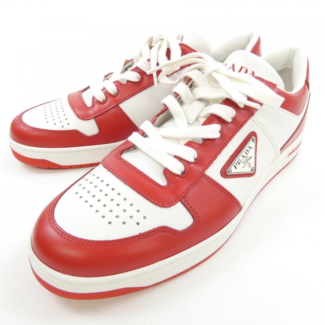 Prada Prada Prada 3LKG Calf Sneakers Leather Shoes 2EE364 DUTY FREE for USA Size ONE SIZE - 3 Thumbnail