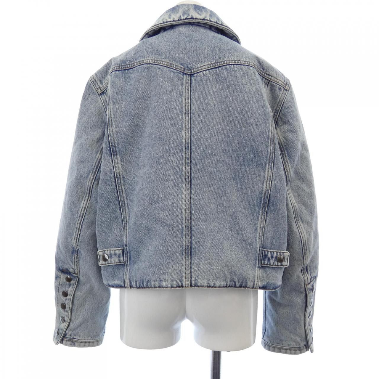 Louis Vuitton Louis Vuitton Louis Vuitton Denim Jacket Denim Outerwear FPVE53BEA DUTY FREE for USA Size ONE SIZE - 2 Thumbnail