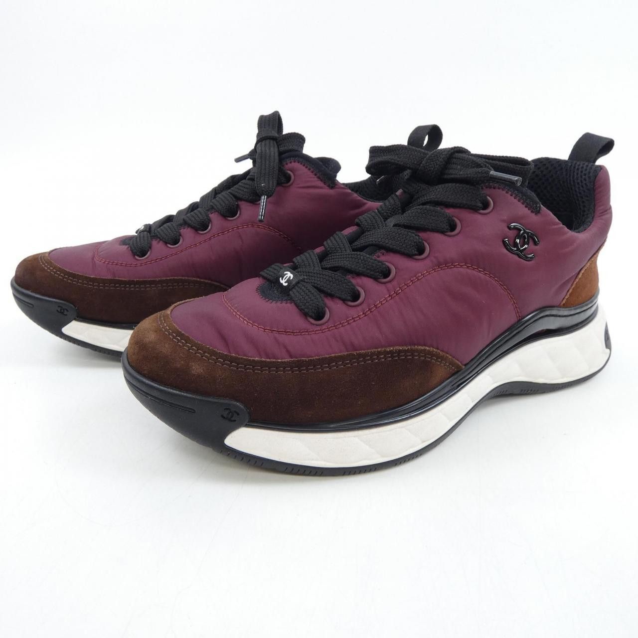 Chanel Chanel Chanel G38035Y55299 Nylon Suede Sneakers Suede Shoes G38035Y55299 DUTY FREE for USA Size ONE SIZE - 3 Thumbnail