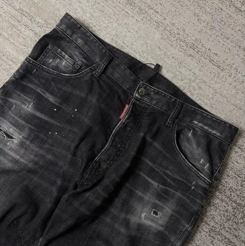 Dsquared2 DSQUARED2 Black Grey Casual Pants for Men 0089 Size US 36 / EU 52 - 5 Thumbnail