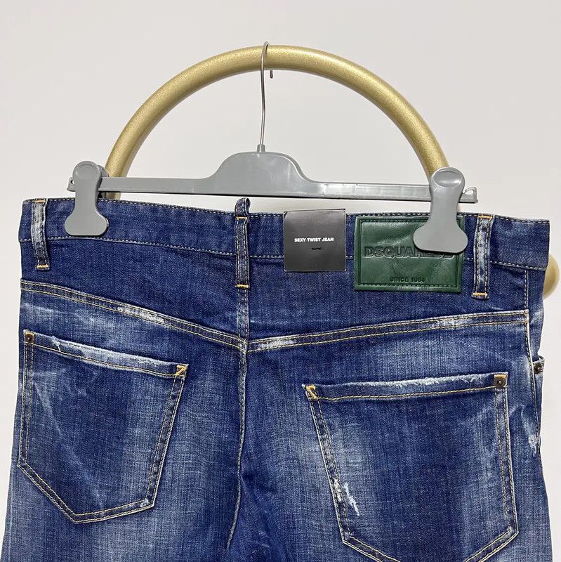 Dsquared2 DSQUARED2 Men's Casual Pants in Denim Blue 0089 Size US 34 / EU 50 - 4 Thumbnail