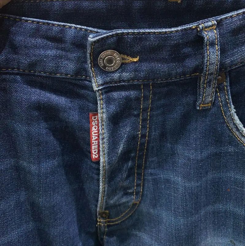 Dsquared2 DSQUARED2 Blue Denim Casual Pants for Men 0089 Size US 32 / EU 48 - 4 Thumbnail