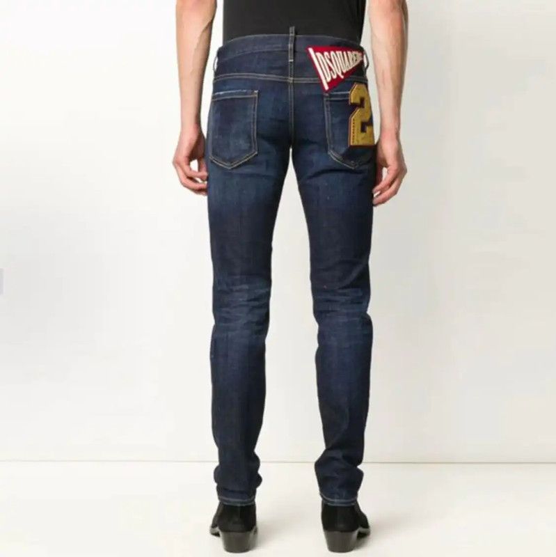 Dsquared2 DSQUARED2 Blue Denim Casual Pants for Men 0089 Size US 32 / EU 48 - 6 Thumbnail