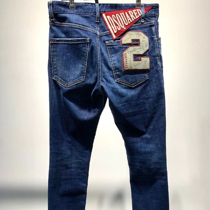 Dsquared2 DSQUARED2 Blue Denim Casual Pants for Men 0089 Size US 32 / EU 48 - 2 Thumbnail