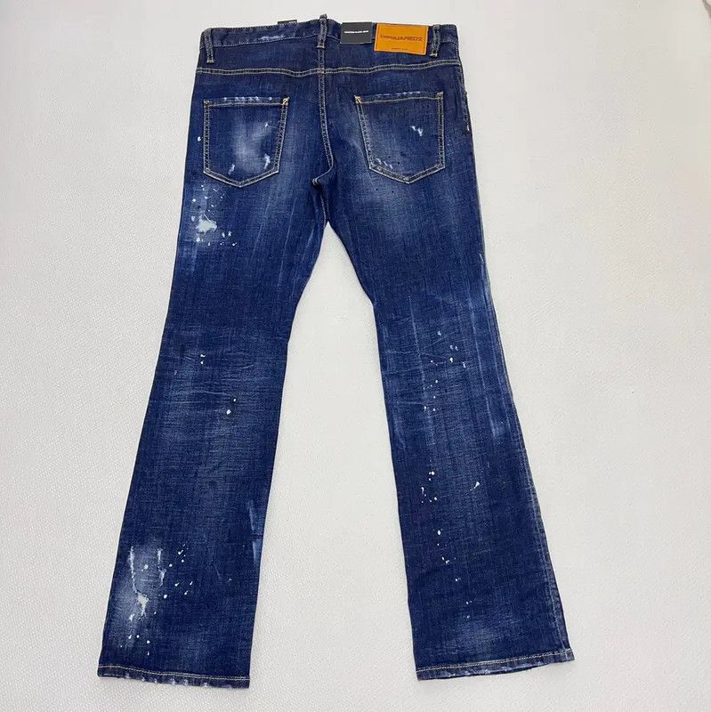 Dsquared2 DSQUARED2 Men's Casual Pants in Dark Blue 0089 Size US 34 / EU 50 - 4 Thumbnail