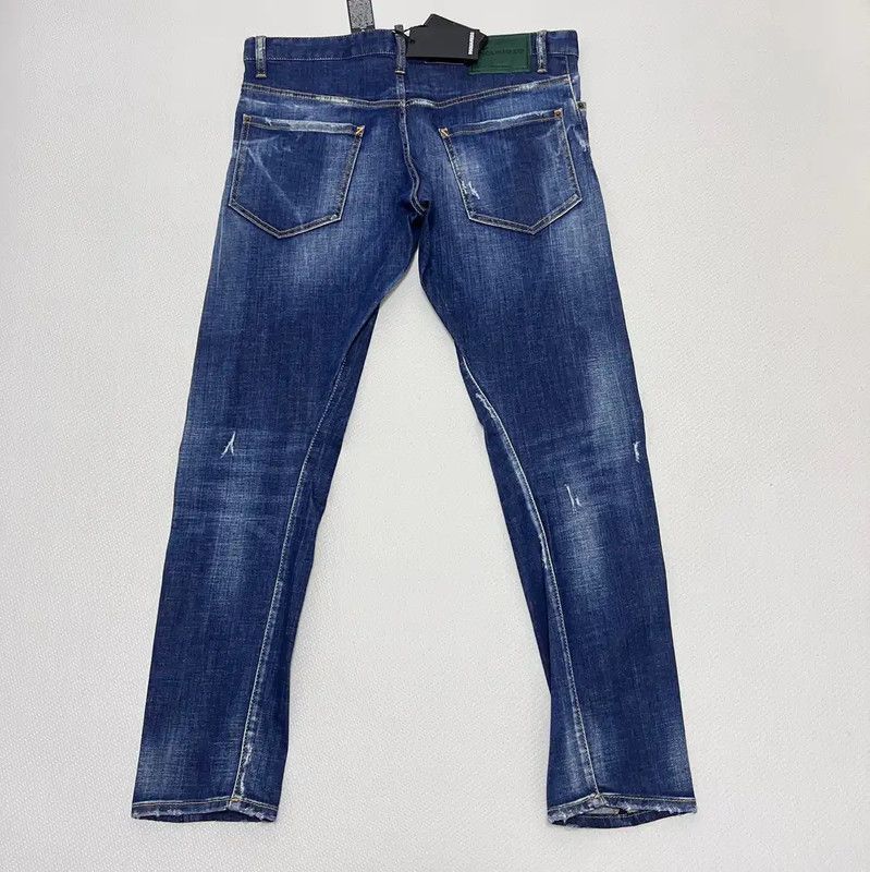 Dsquared2 DSQUARED2 Men's Casual Distressed Denim Pants 0089 Size US 34 / EU 50 - 4 Thumbnail