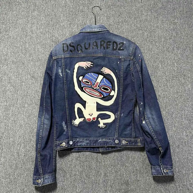 Dsquared2 DSQUARED2 Cartoon Print Long Sleeve Jacket 0089 Size US S / EU 44-46 / 1 - 3 Thumbnail