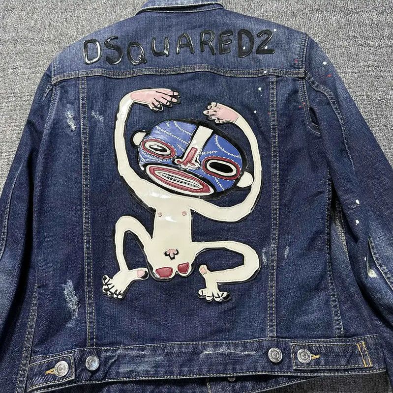 Dsquared2 DSQUARED2 Cartoon Print Long Sleeve Jacket 0089 Size US S / EU 44-46 / 1 - 4 Thumbnail