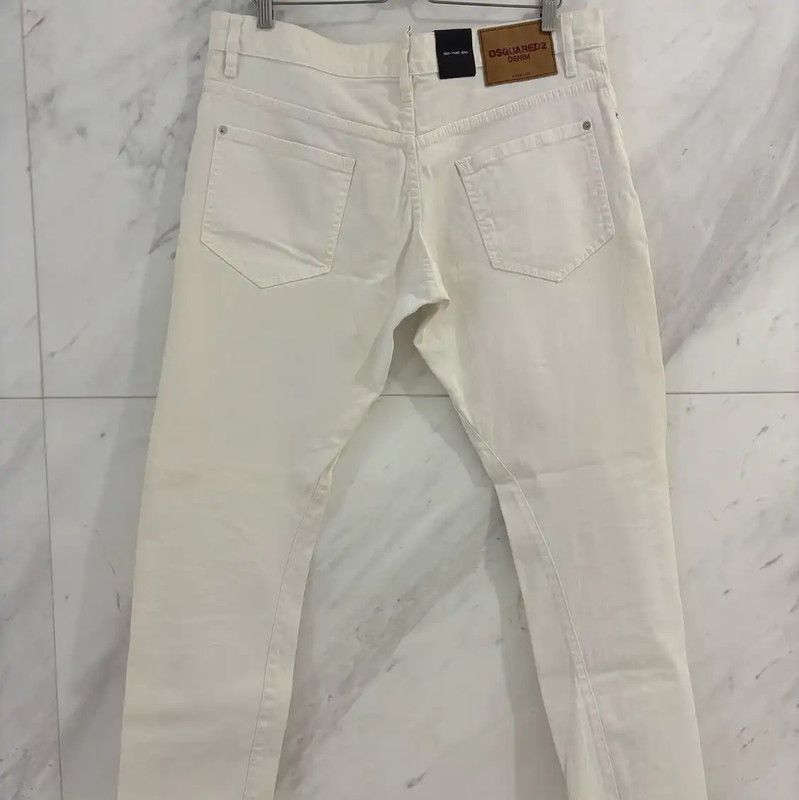 Dsquared2 DSQUARED2 Men's Casual Pants in White 0089 Size US 36 / EU 52 - 2 Thumbnail