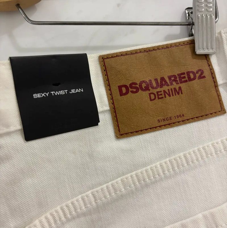 Dsquared2 DSQUARED2 Men's Casual Pants in White 0089 Size US 36 / EU 52 - 5 Thumbnail