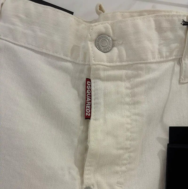 Dsquared2 DSQUARED2 Men's Casual Pants in White 0089 Size US 36 / EU 52 - 3 Thumbnail