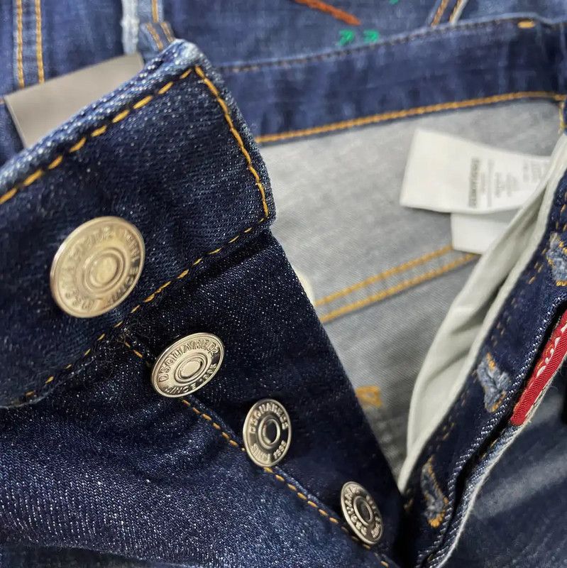 Dsquared2 DSQUARED2 Men's Casual Denim Pants in Dark Blue 0089 Size US 27 - 5 Thumbnail