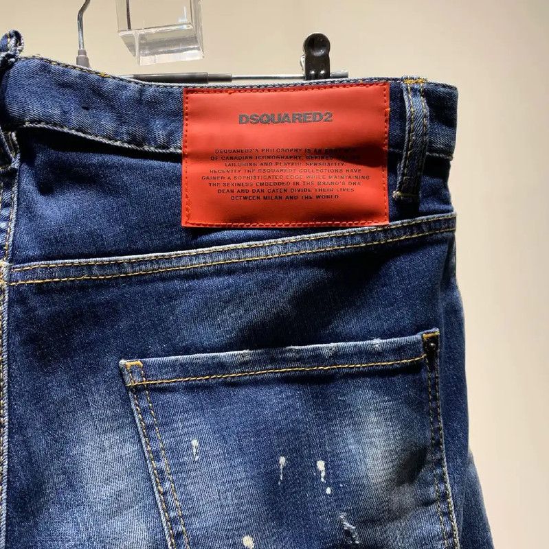 Dsquared2 DSQUARED2 Casual Blue Men's Denim Pants 0089 Size US 32 / EU 48 - 7 Thumbnail