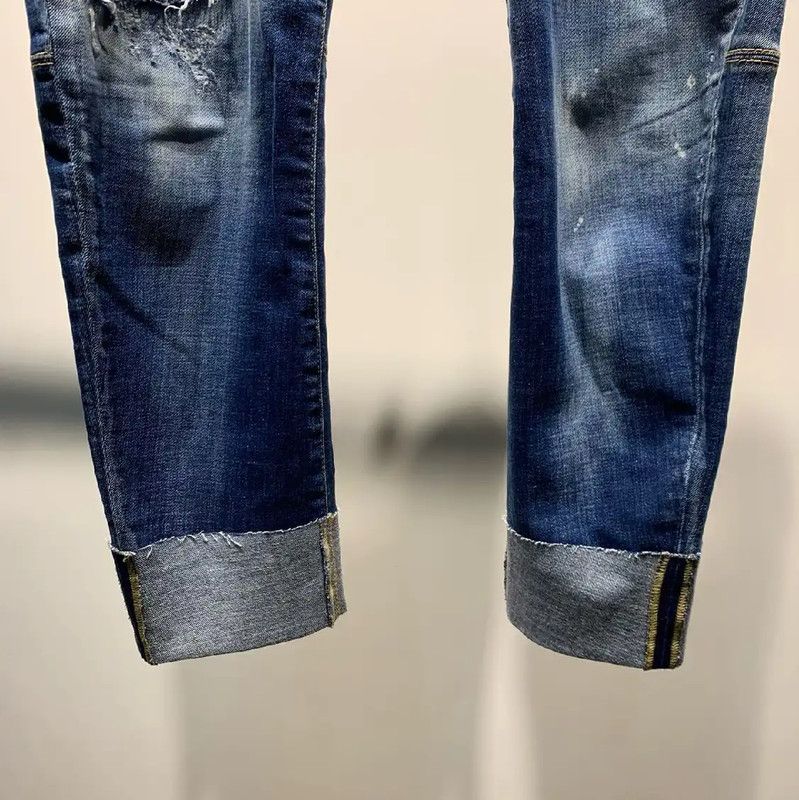Dsquared2 DSQUARED2 Casual Blue Men's Denim Pants 0089 Size US 32 / EU 48 - 4 Thumbnail