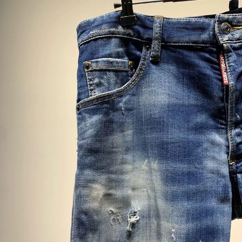 Dsquared2 DSQUARED2 Casual Blue Men's Denim Pants 0089 Size US 32 / EU 48 - 5 Thumbnail