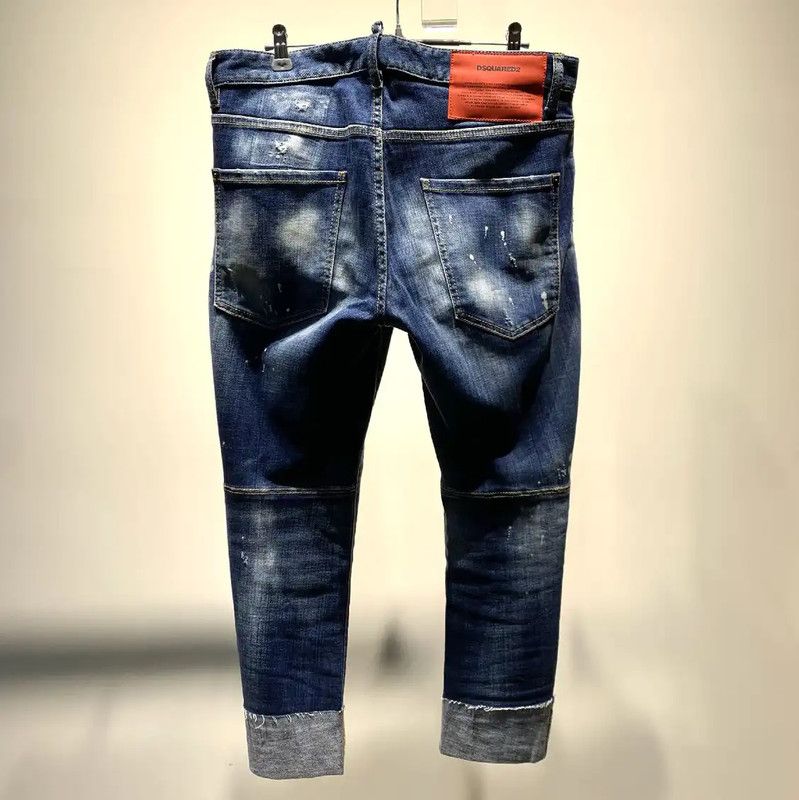 Dsquared2 DSQUARED2 Casual Blue Men's Denim Pants 0089 Size US 32 / EU 48 - 6 Thumbnail